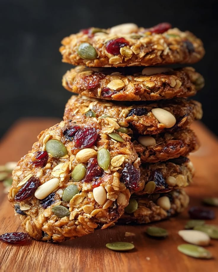 Healthy Nut & Seed Energy Cookies